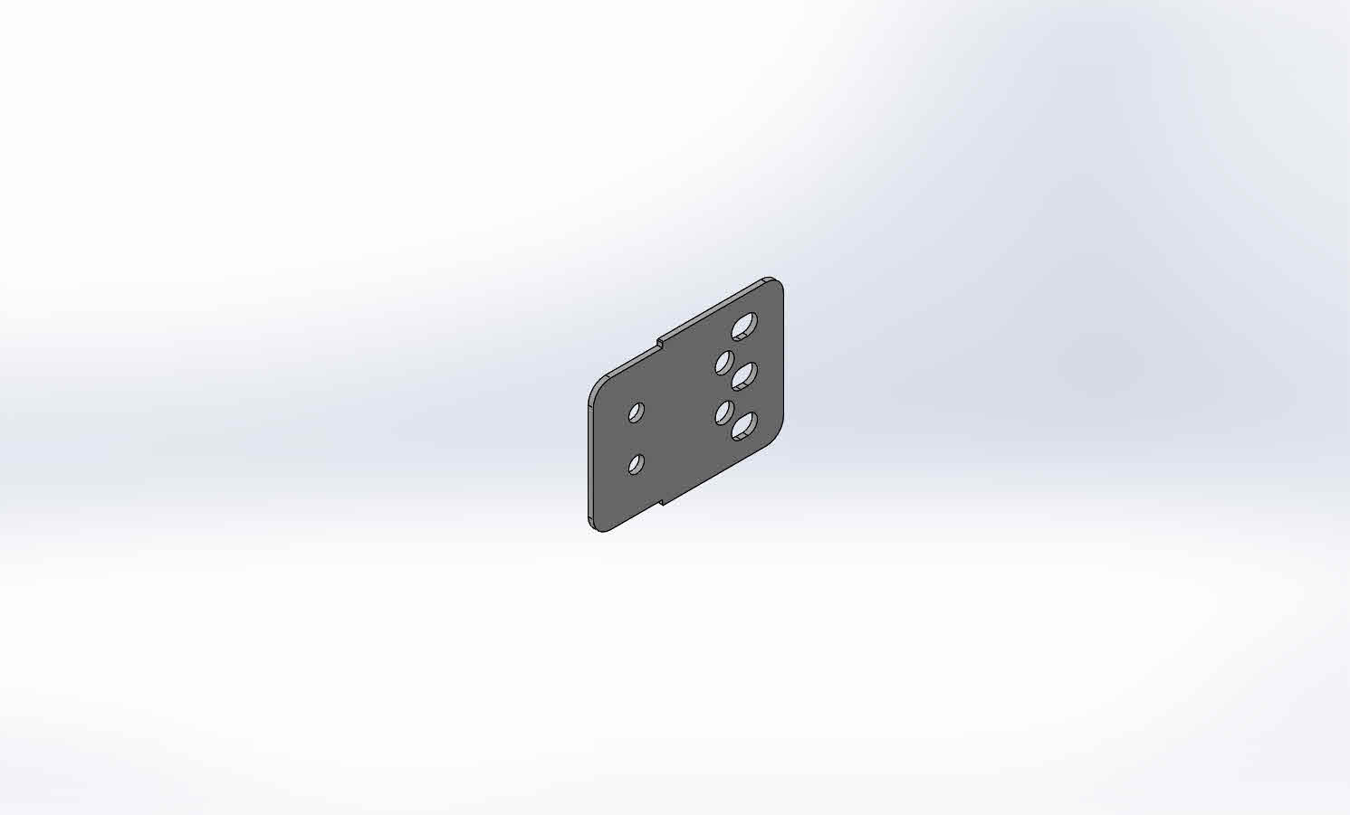 M2 Alüminyum Wotomat Ray Montaj Braketi