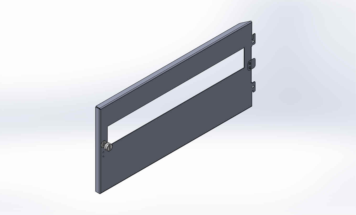 M2 200mm W Otomat Üste Yakın Perde (İç Kapak)
