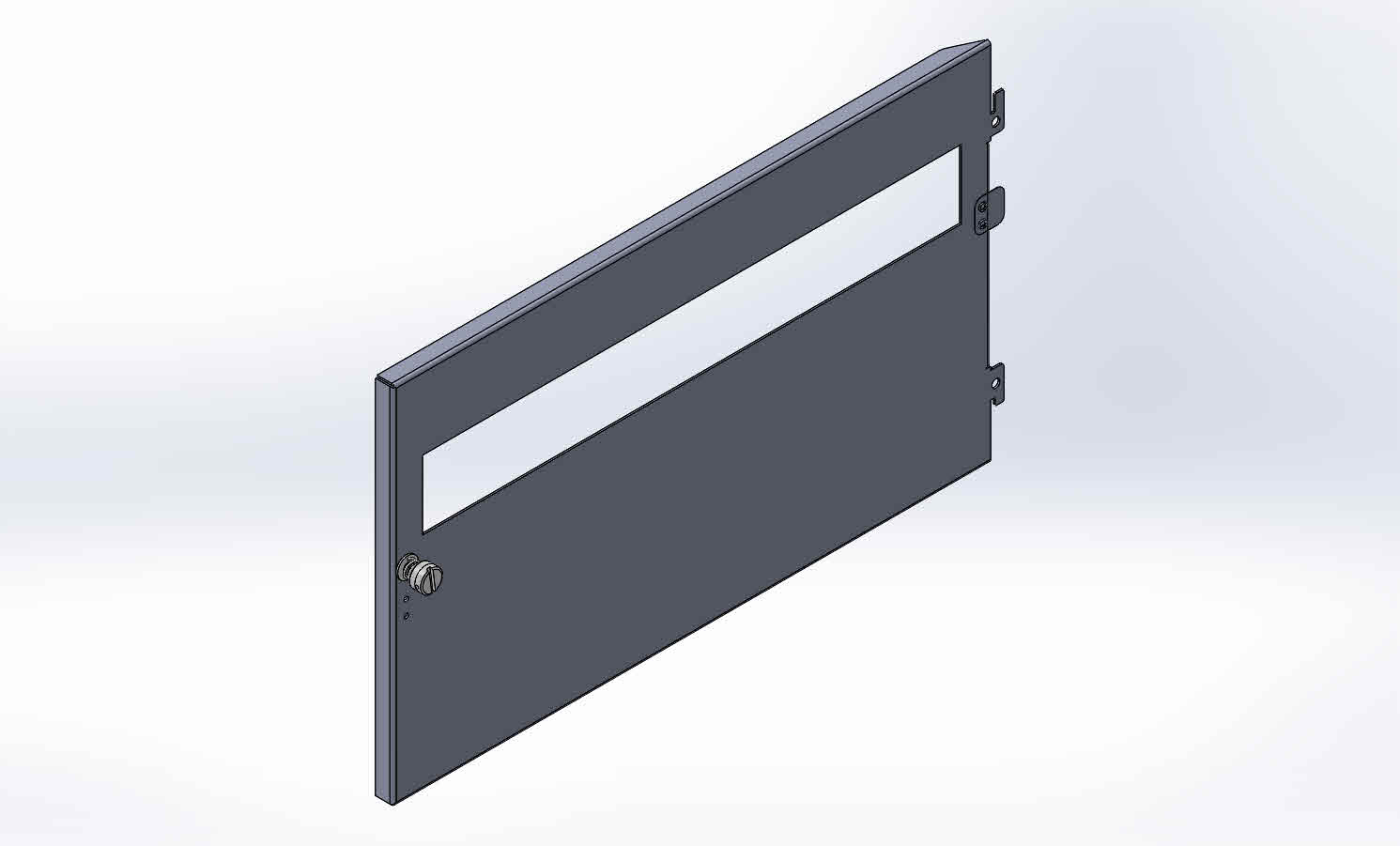 M2 250mm W Otomat Üste Yakın Perde (İç Kapak)
